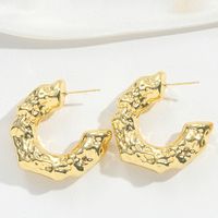 1 Pair IG Style Classic Style Geometric Solid Color Copper Drop Earrings Earrings sku image 3
