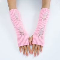 Women's Original Design Stripe Gloves 1 Pair sku image 8