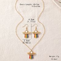 Simple Style Classic Style Color Block Alloy Iron Women's Earrings Necklace main image 6