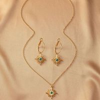 Elegant Classical Solid Color Alloy Natural Stone Women's Jewelry Set main image 4