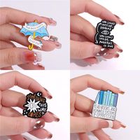 Cartoon Style Cute Cowboy Style Letter Umbrella Alloy Stamping Stoving Varnish Women's Brooches main image 1