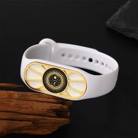 Simple Style Star Moon Skull 304 Stainless Steel Silica Gel Unisex Wristband main image 7