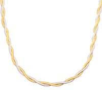304 Stainless Steel 18K Gold Plated Casual Simple Style Layered Plating Chain Solid Color Rings Earrings Necklace sku image 11