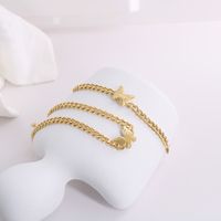 304 Stainless Steel 18K Gold Plated Cute Retro Plating Butterfly Necklace sku image 3