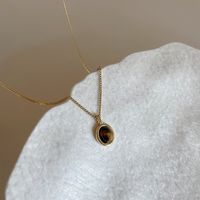 Fashion Geometric Glass Beaded Women's Necklace sku image 7
