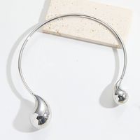 Kupfer Basic Moderner Stil Klassischer Stil Überzug Wassertropfen Einfarbig Armbänder Halskette sku image 4