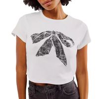 Women's T-shirt Short Sleeve T-Shirts Streetwear Bow Knot main image 5