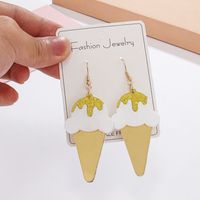 1 Pair Casual Hawaiian Tropical Ice Cream Arylic Drop Earrings main image 5