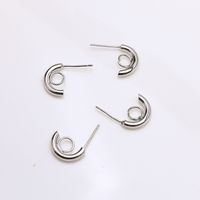 10 PCS/Package Copper Solid Color Ear Stud Accessories Simple Style sku image 6