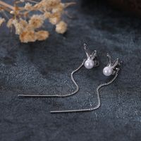 1 Paire Mignon Sucré Lapin Incruster Résine Le Cuivre Perle Boucles D'oreilles main image 6