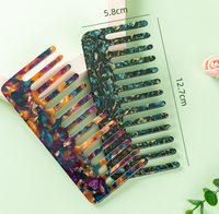 Simple Style Geometric Acetic Acid Sheets Hair Comb 1 Piece main image 2