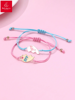 Casual Elegant Cute Letter Heart Shape Rope Zinc Alloy Wholesale Bracelets main image 4