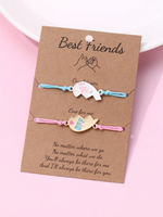 Casual Elegant Cute Letter Heart Shape Rope Zinc Alloy Wholesale Bracelets main image 3
