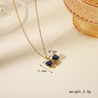 1 Piece 18.5*11.5mm Hole 1~1.9mm Copper Zircon 18K Gold Plated Bow Knot Polished Pendant sku image 1