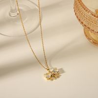 1 Piece 18.5*11.5mm Hole 1~1.9mm Copper Zircon 18K Gold Plated Bow Knot Polished Pendant sku image 5