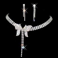 Luxuriös Braut Geometrisch Strass Quaste Frau Schmuck-Set sku image 14