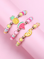 Casual Cute Pastoral Fruit Arylic Rope Zinc Alloy Wholesale Bracelets main image 5