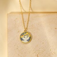 Wholesale Jewelry Y2K Cute Sweet Animal Copper Zinc Alloy 14K Gold Plated Pendant Necklace sku image 4