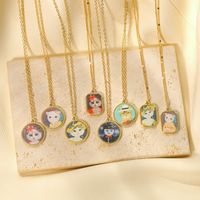 Wholesale Jewelry Y2K Cute Sweet Animal Copper Zinc Alloy 14K Gold Plated Pendant Necklace main image 10