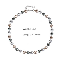 Wholesale Jewelry Elegant Glam Round Artificial Pearl Beaded Necklace main image 2