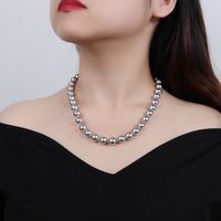 Wholesale Jewelry Elegant Glam Round Artificial Pearl Beaded Necklace main image 3