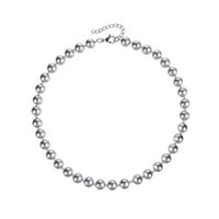 Wholesale Jewelry Elegant Glam Round Artificial Pearl Beaded Necklace sku image 2