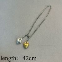 Kupfer Luxuriös Einfacher Stil Herzform Halskette main image 4