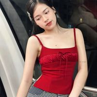 Women's Camisole Tank Tops Sexy Bow Knot main image 6