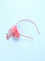 Frau IG-Stil Lässig Bunt Flamingo Synthetisches Garn Gaze Spitze Haarband main image 3
