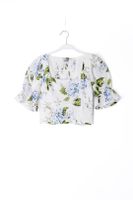 Women's T-shirt Short Sleeve Blouses Tassel Streetwear Leaves Flower main image 2