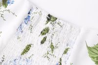 Women's T-shirt Short Sleeve Blouses Tassel Streetwear Leaves Flower main image 4