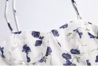 Women's Strap Dress Vacation Strap Printing Zipper Sleeveless Ditsy Floral Maxi Long Dress Holiday Daily main image 5