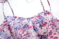 Women's Strap Dress Vacation Strap Zipper Sleeveless Ditsy Floral Knee-Length Holiday Daily main image 5