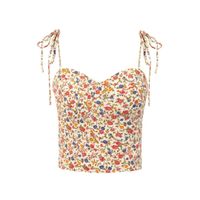 Women's Camisole Tank Tops Backless Streetwear Ditsy Floral main image 6
