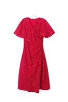 Women's Regular Dress Streetwear V Neck Tassel Short Sleeve Polka Dots Knee-Length Holiday Daily main image 2
