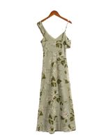 Women's Strap Dress Streetwear Square Neck Sleeveless Flower Maxi Long Dress Holiday Daily main image 8