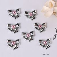 1 Piece Plastic Heart Shape Bow Knot Beads sku image 5