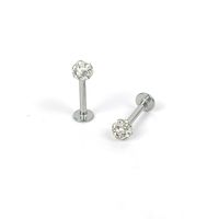 1 Piece Ear Cartilage Rings & Studs Simple Style Geometric 304 Stainless Steel Lip Rings main image 10