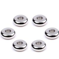 100 PCS/Package 304 Stainless Steel Solid Color Polished Spacer Bars sku image 9