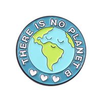 Cartoon Style Earth Letter Emoji Face Alloy Stoving Varnish Unisex Brooches sku image 6