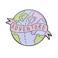 Cartoon Style Earth Letter Emoji Face Alloy Stoving Varnish Unisex Brooches sku image 8