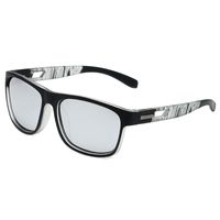 Hip-Hop Streetwear Color Block Tac Special-Shaped Mirror Full Frame Glasses sku image 8