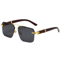 Simple Style Classic Style Color Block Pc Polygon Frameless Glasses sku image 1