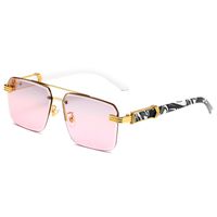 Simple Style Classic Style Color Block Pc Polygon Frameless Glasses sku image 7