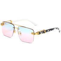 Simple Style Classic Style Color Block Pc Polygon Frameless Glasses sku image 8