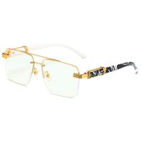 Simple Style Classic Style Color Block Pc Polygon Frameless Glasses sku image 10