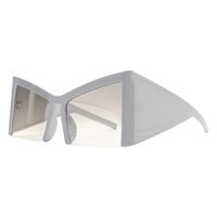 Simple Style Classic Style Solid Color Pc Special-Shaped Mirror Half Frame Glasses sku image 3