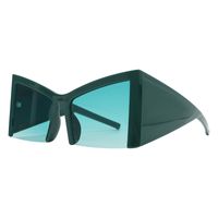 Simple Style Classic Style Solid Color Pc Special-Shaped Mirror Half Frame Glasses sku image 6
