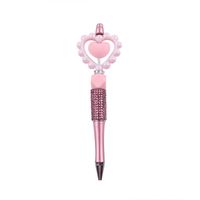 1 Piece Heart Shape Rose Learning Daily PVC Cute Ballpoint Pen sku image 10