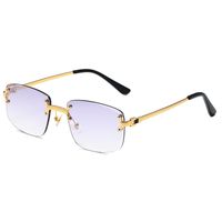 Simple Style Classic Style Color Block Pc Square Frameless Glasses sku image 12